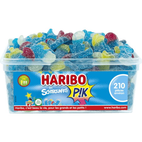 Haribo les Schtroumpfs PIK 210 pièces