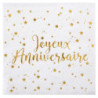 Serviette joyeux anniversaire x20