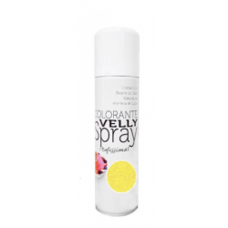 Velly spray Colorant effet velours Jaune 250ml - Mallard Ferrière