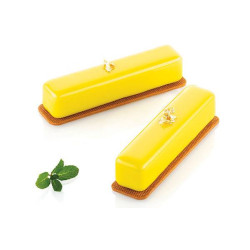 Moule silicone 8 stripe éclairs - Silikomart professional