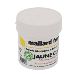 Colorant alimentaire naturel liposoluble jaune clair - 20g