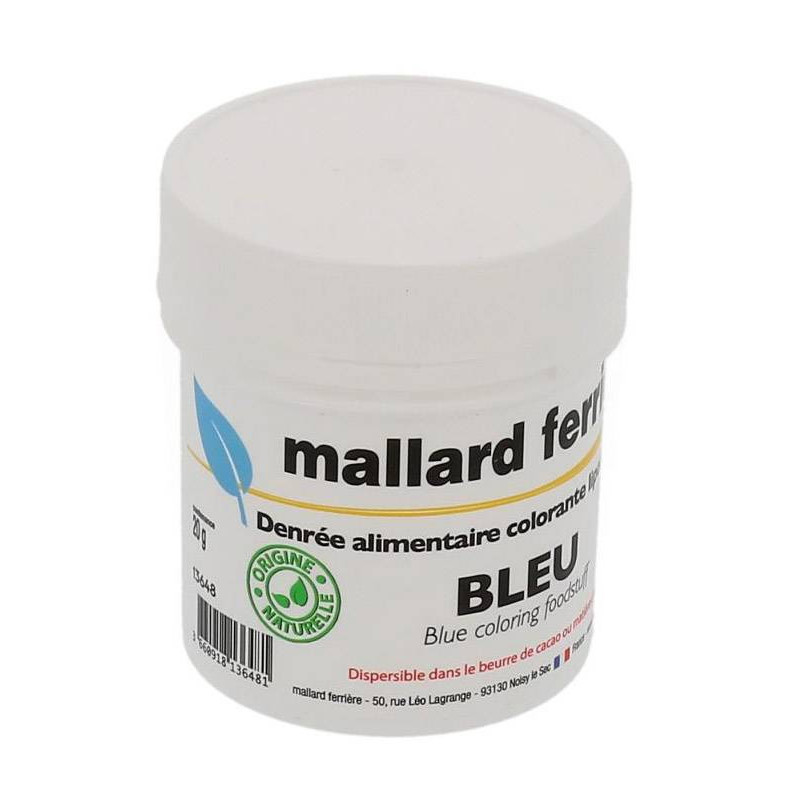 Colorant alimentaire naturel liposoluble bleu - 20g