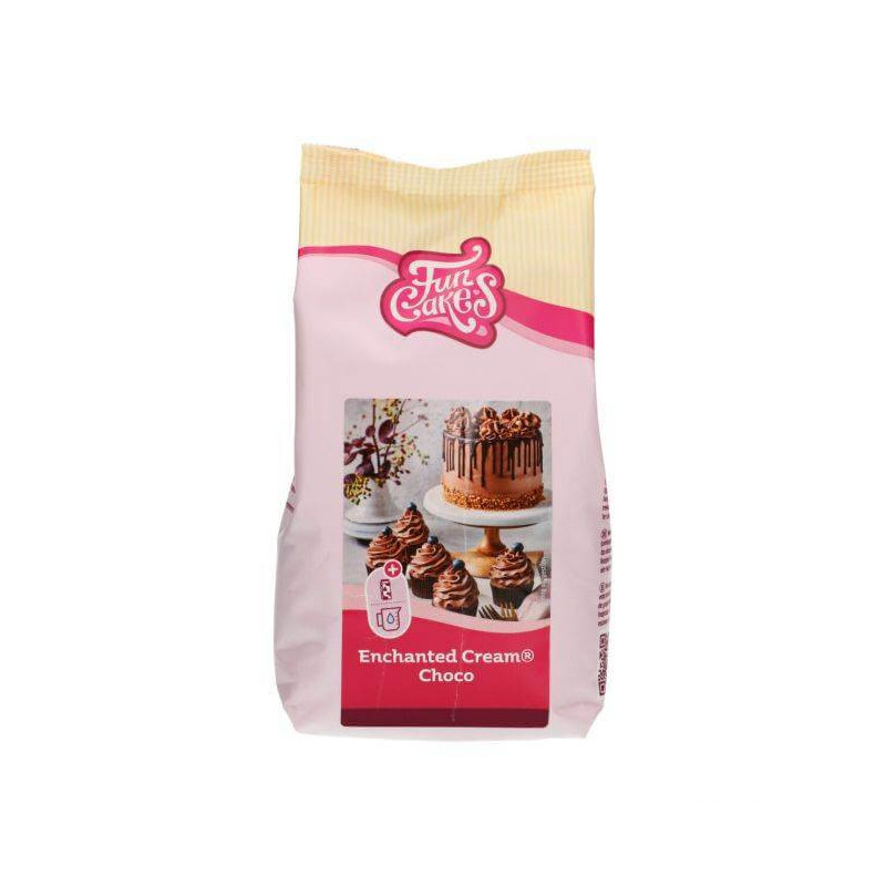 Préparation crème enchantée choco 450g - FunCakes