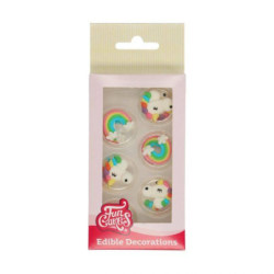 Décors en sucre licorne x12 - FunCakes