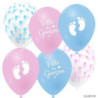 Ballon mélange petits poids et pieds fille ou garçon diam 25/29cm x6