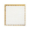 Serviette passe partout blanc/or x20 - Santex