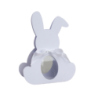 Ballotin bonbons ou dragées lapin fenêtre transparent x6