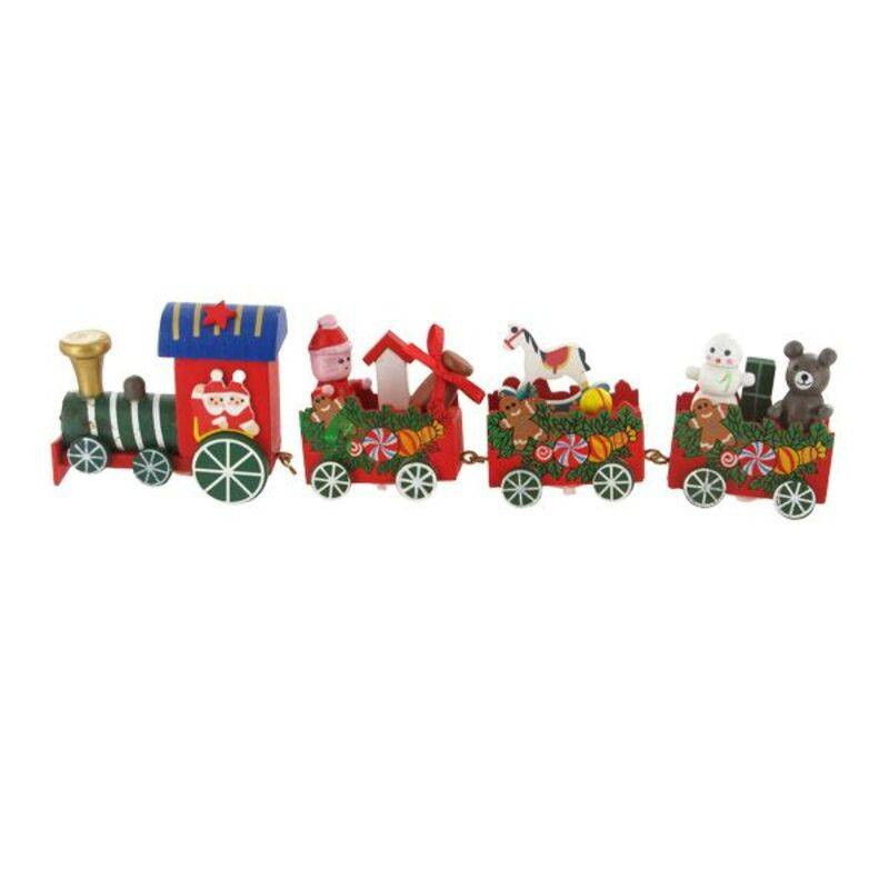 Décor petit train bois couleur - Pâtisdécor