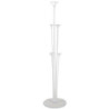 Centre de Table Support à Ballons 7 Tiges PVC Transparent Diam 16,6cm x 73cm