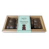 Nounours guimauve vanille chocolat noir - PECOU