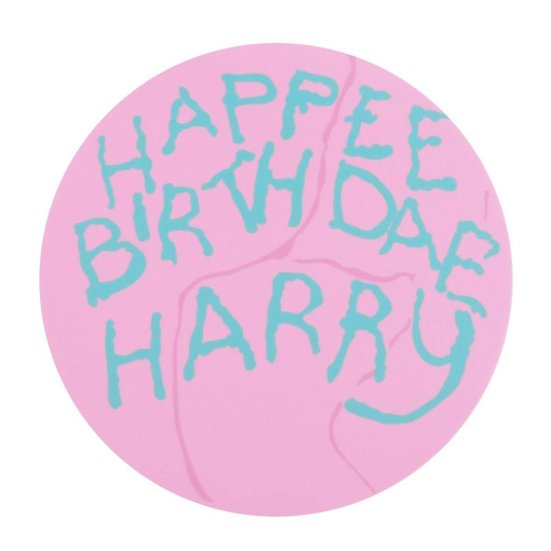 Disque feuille de sucre "Happee birthdae" Hagrid - HARRY POTTER