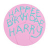 Disque feuille de sucre "Happee birthdae" Hagrid - HARRY POTTER