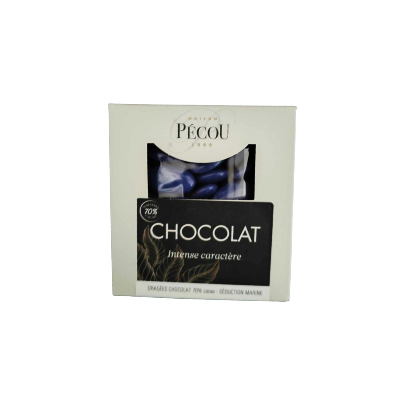 Dragées au Chocolat noir 70% Pécou - 500 gr