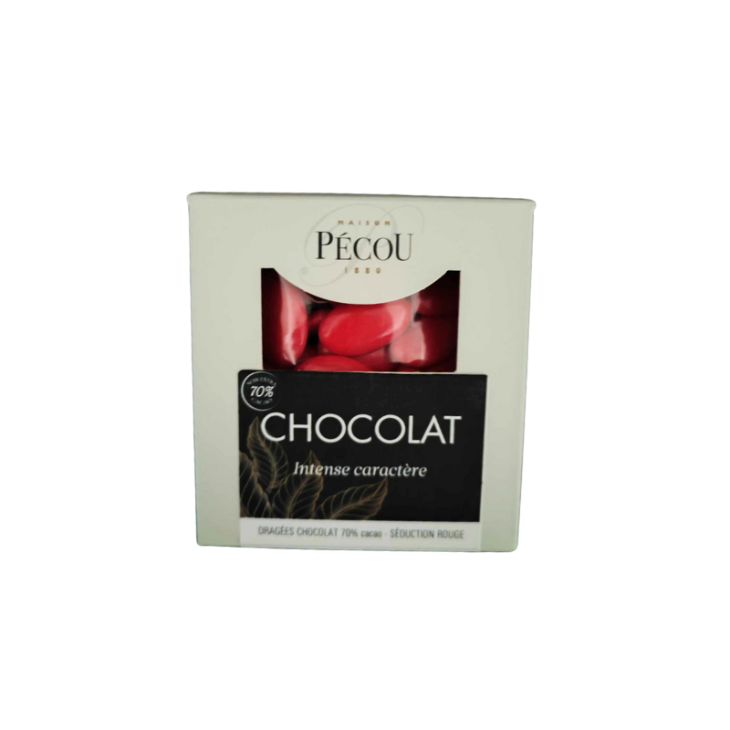 Dragées au Chocolat noir 70% Pécou - 500 gr