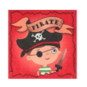 Serviette pirate x20