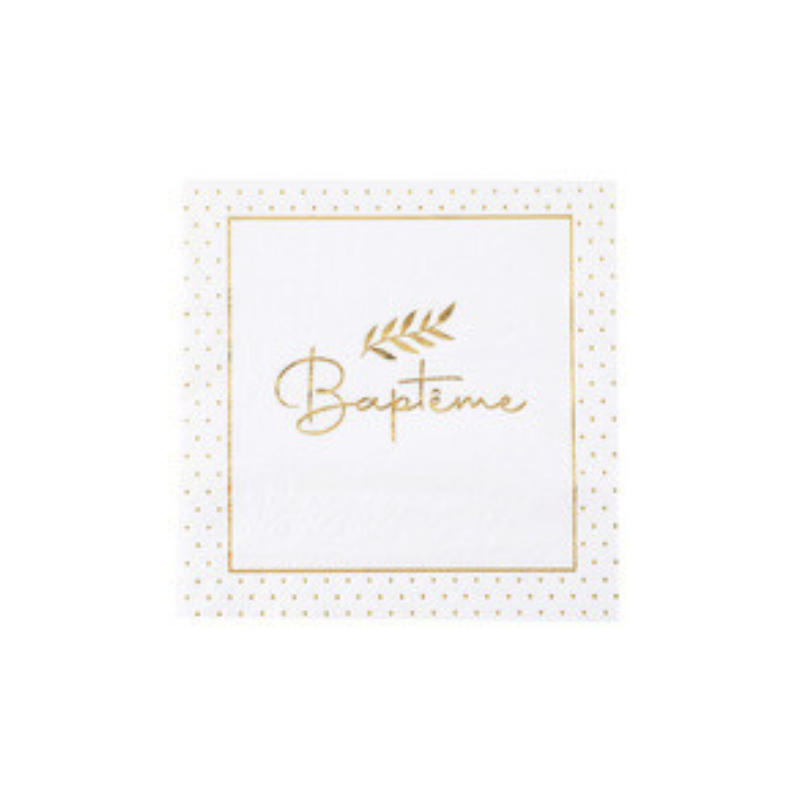 Serviette Baptême