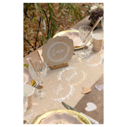 Chemin de table Mariage naturel