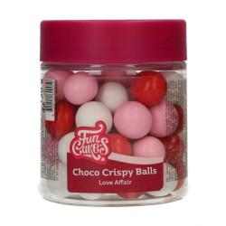 Choco crispy balls love party affair - Funcakes - Boutique Poubeau