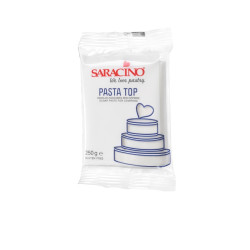Fondant - Pâte à sucre de couverture blanche 250g - SARACINO