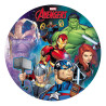 Disque feuille de sucre sans sucre AVENGERS Ø20cm