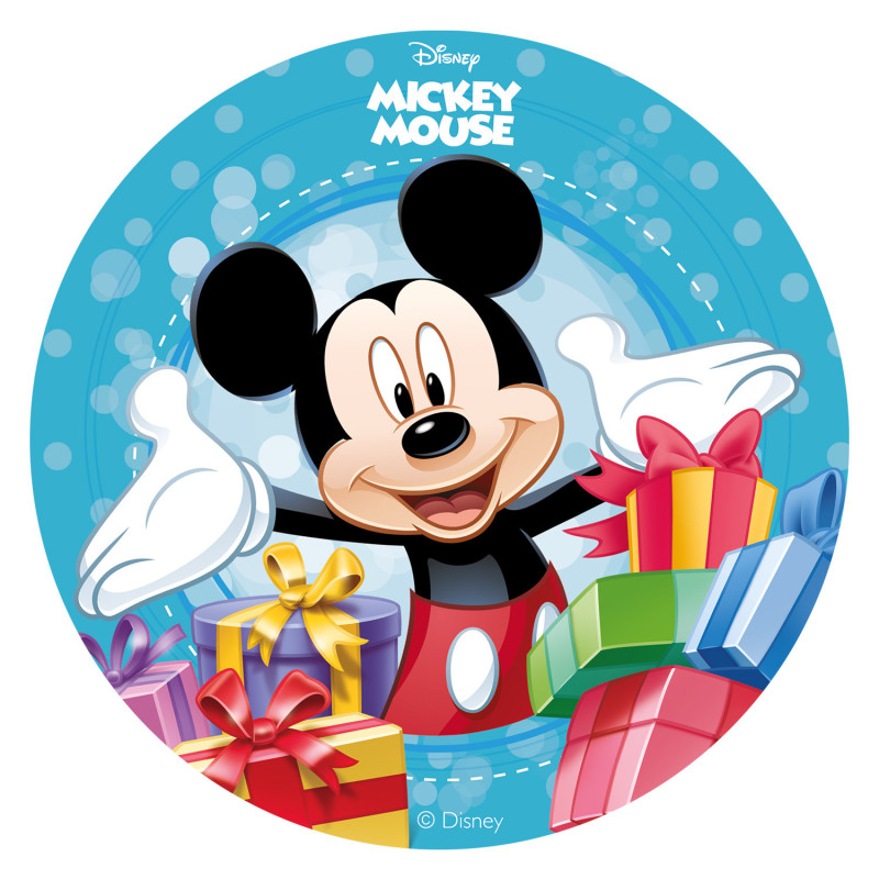 Disque feuille de sucre sans sucre MICKEY Ø20cm