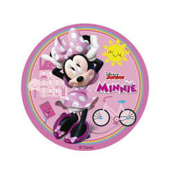 Disque feuille de sucre sans sucre MINNIE Ø15,5cm