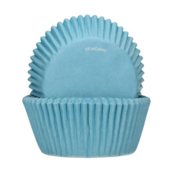 Caissettes Cupcake Bleu Clair x 48