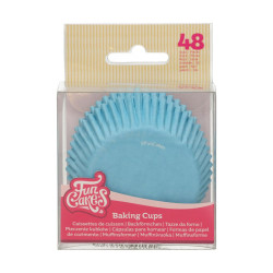 Caissettes Cupcake Bleu Clair x 48