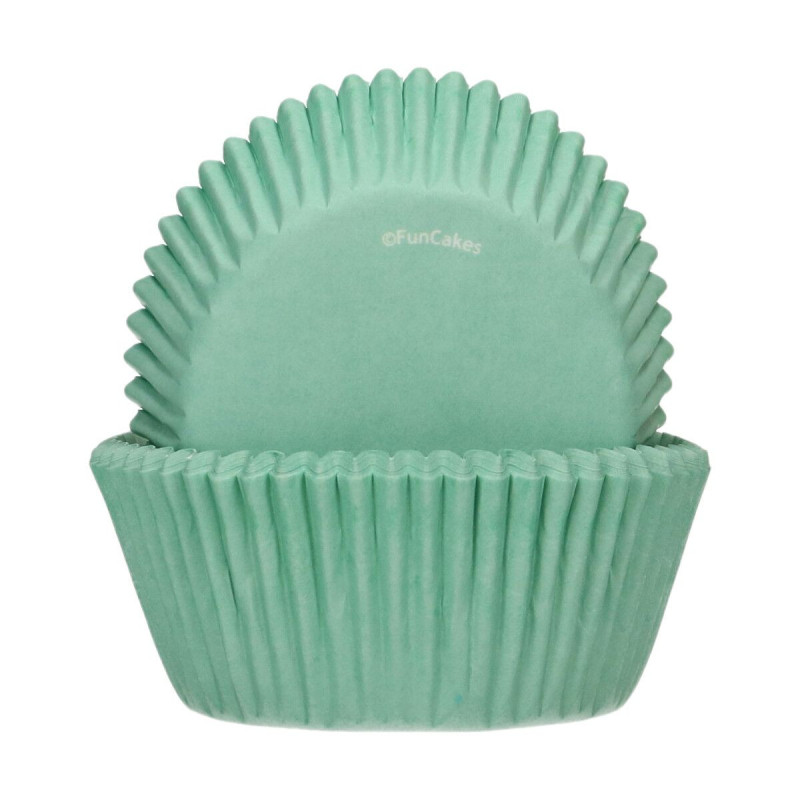 Caissette Cupcakes Vert Menthe x 48