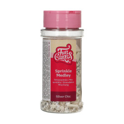 Décors en sucre Medley SILVER CHIC Tubo 65gr