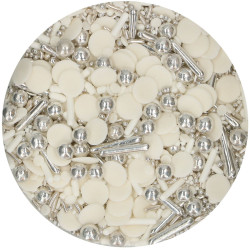 Décors en sucre Medley SILVER CHIC Tubo 65gr