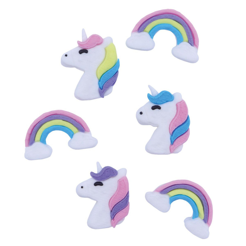 Cake toppers licorne x 6 - PME