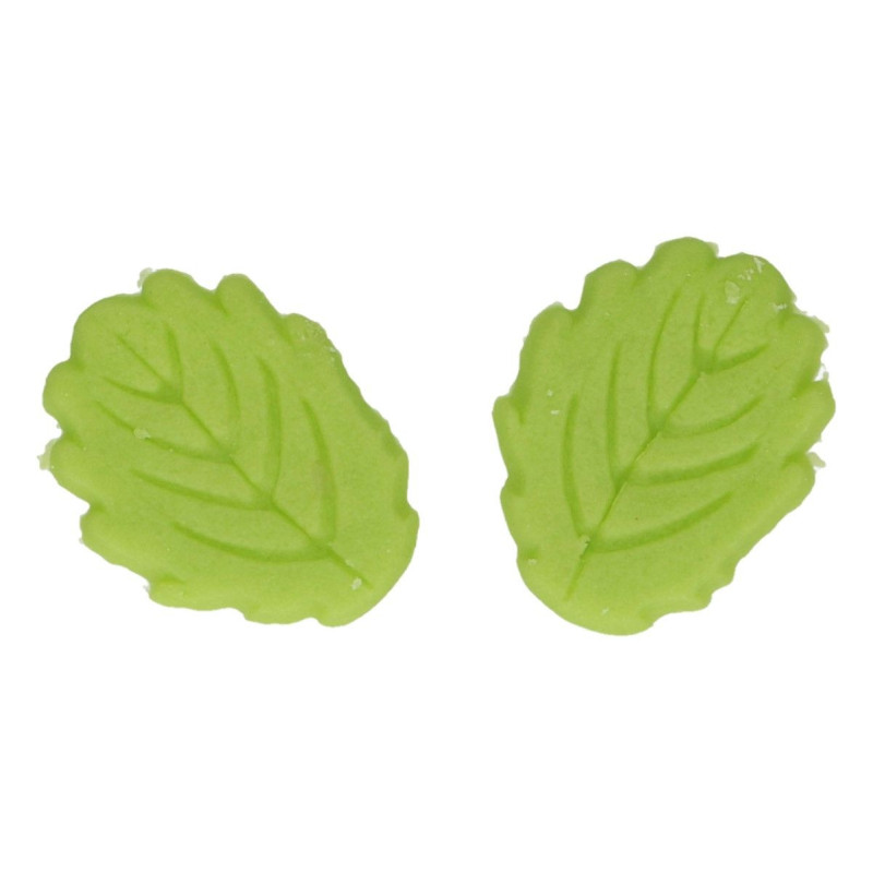 Décors en sucre feuille pâte d'amande x12 - FunCakes