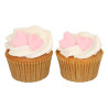 Coeur en sucre rose x8 - Funcakes