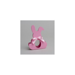 Ballotin bonbons ou dragées lapin fenêtre transparent x6