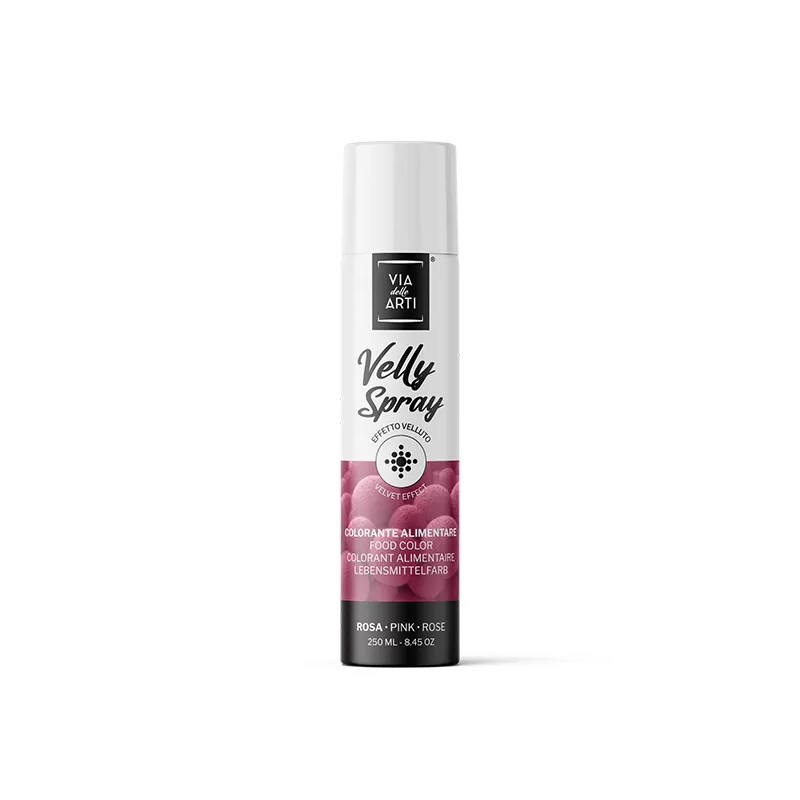 Velly spray Colorant effet velours Rose 250ml - Mallard Ferrière