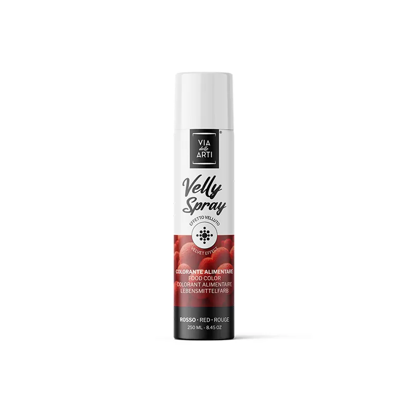 Velly spray Colorant effet velours Rouge 250ml - Mallard Ferrière