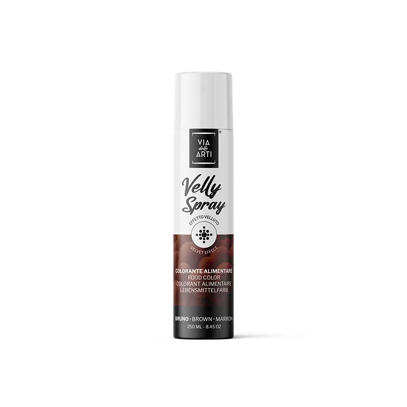 Velly spray Colorant effet velours Brun 250ml - Mallard Ferrière