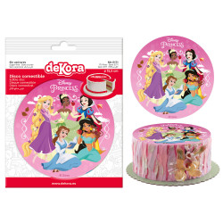 Disque Feuille de sucre sans sucre PRINCESSES Ø15.5CM