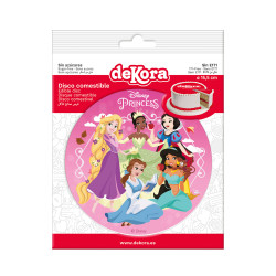 Disque Feuille de sucre sans sucre PRINCESSES Ø15.5CM