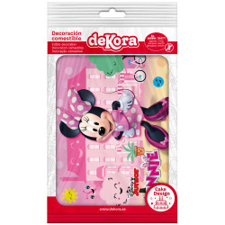 Feuille de sucre sans sucre rectangle MINNIE 14.8x21CM