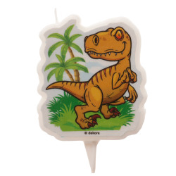 Bougie anniversaire DINOSAURE 2D - 7,5CM