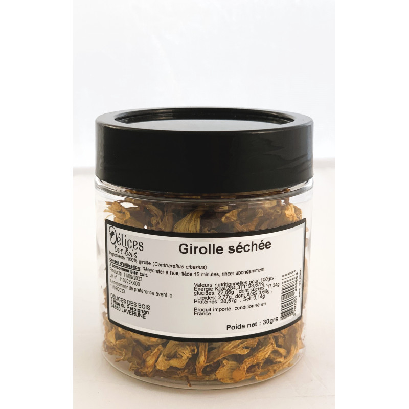 Girolles séchées pot 30g