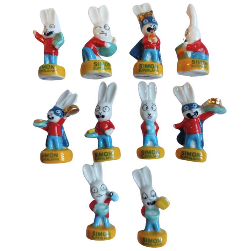 Série fèves Simon SUPERLAPIN x10