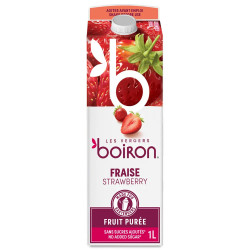 Purée de fruit Fraise sans sucre ajouté - Boiron