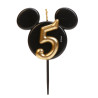 Bougie anniversaire oreilles de Mickey - Disney (plusieurs chiffres 0 à 9)