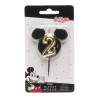 Bougie anniversaire oreilles de Mickey - Disney (plusieurs chiffres 0 à 9)