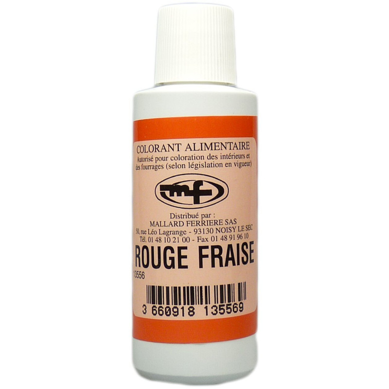 Colorant Alimentaire Liquide Rouge fraise