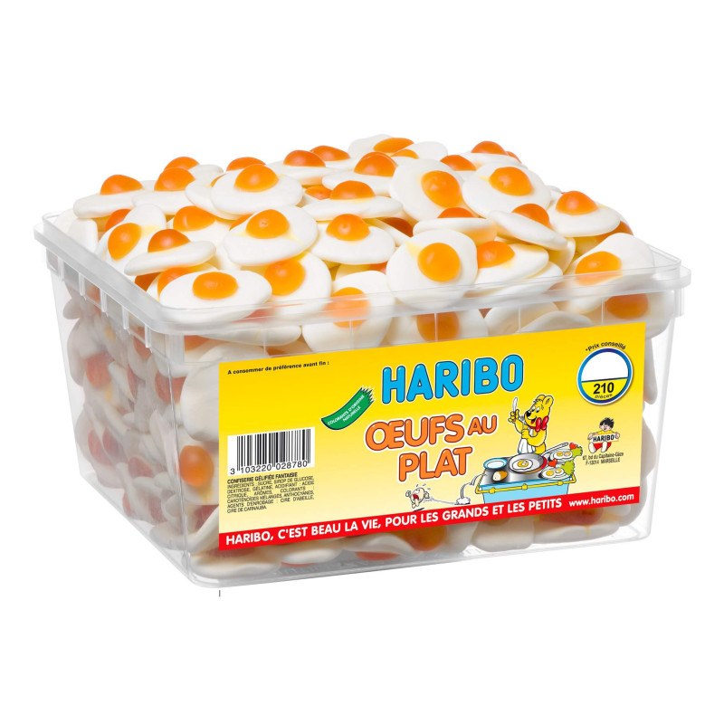 Haribo Oeuf au plat - 210 pièces